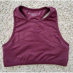 Beyond Yoga Sports Bra Women's S Maroon Racerback SU8207